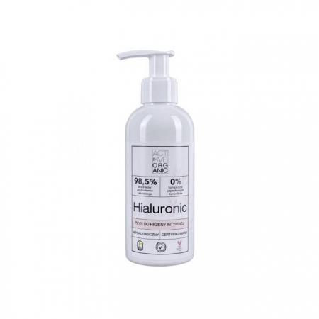 ACTIVE ORGANIC Płyn do higieny intymnej HIALURONIC z pompką 200 ml